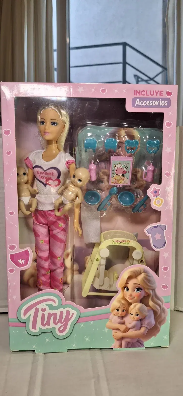 MUÑECA TINY NIÑERA 2