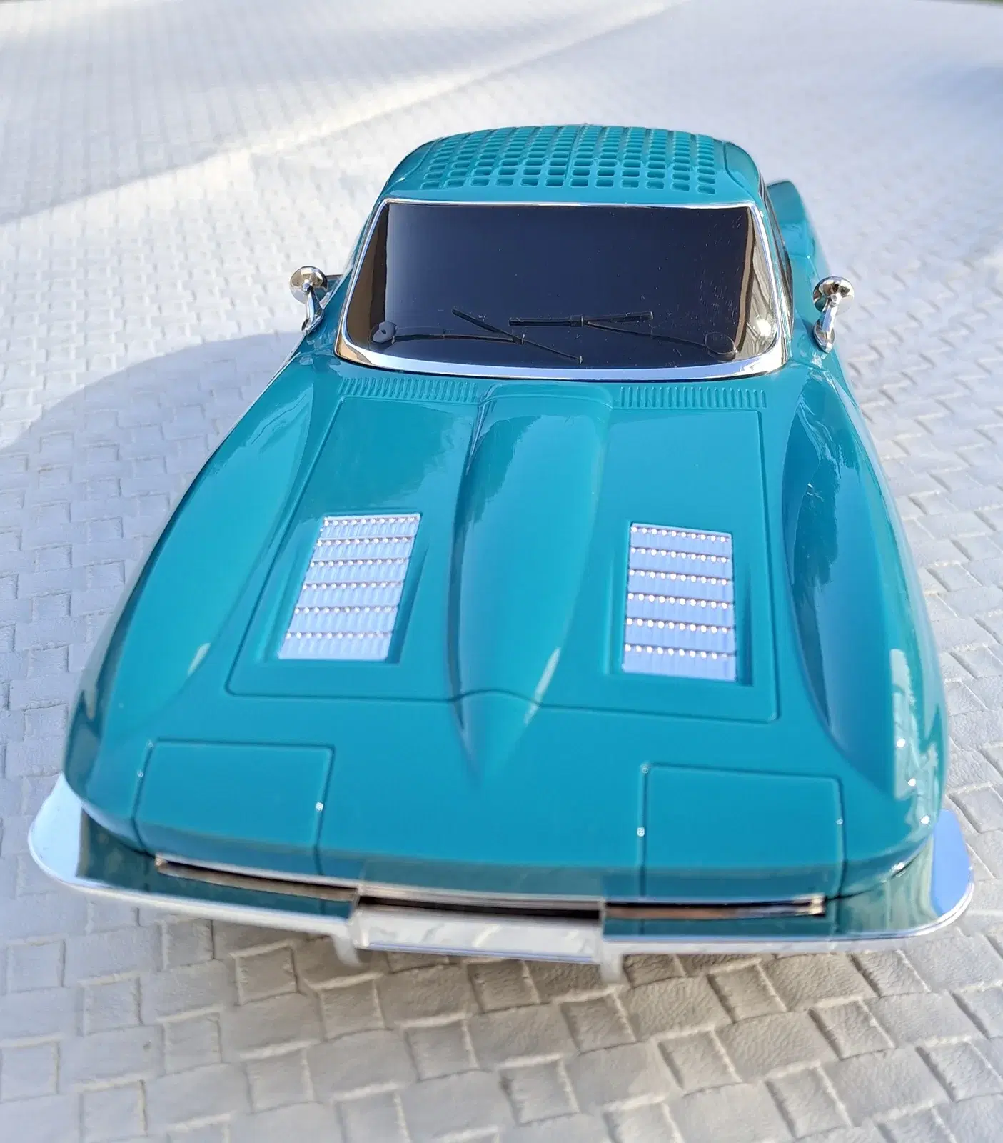 AUTO PARLANTE ViNtAgE Chevrolet Corvette Sting Ray Coupe (C2) Turquesa 3