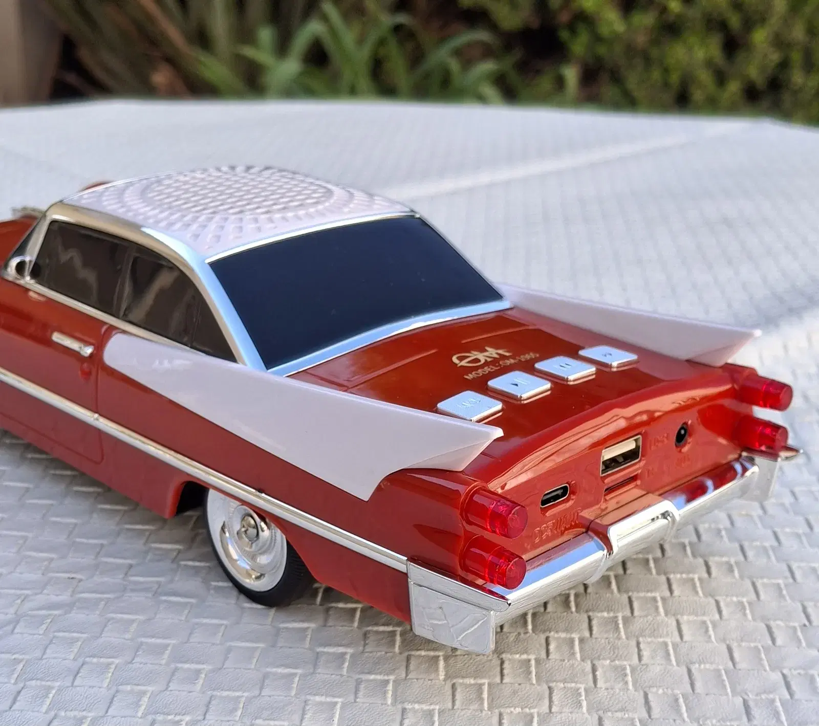 AUTO PARLANTE ViNtAgE  Plymouth Fury de 1958 Naranja 4