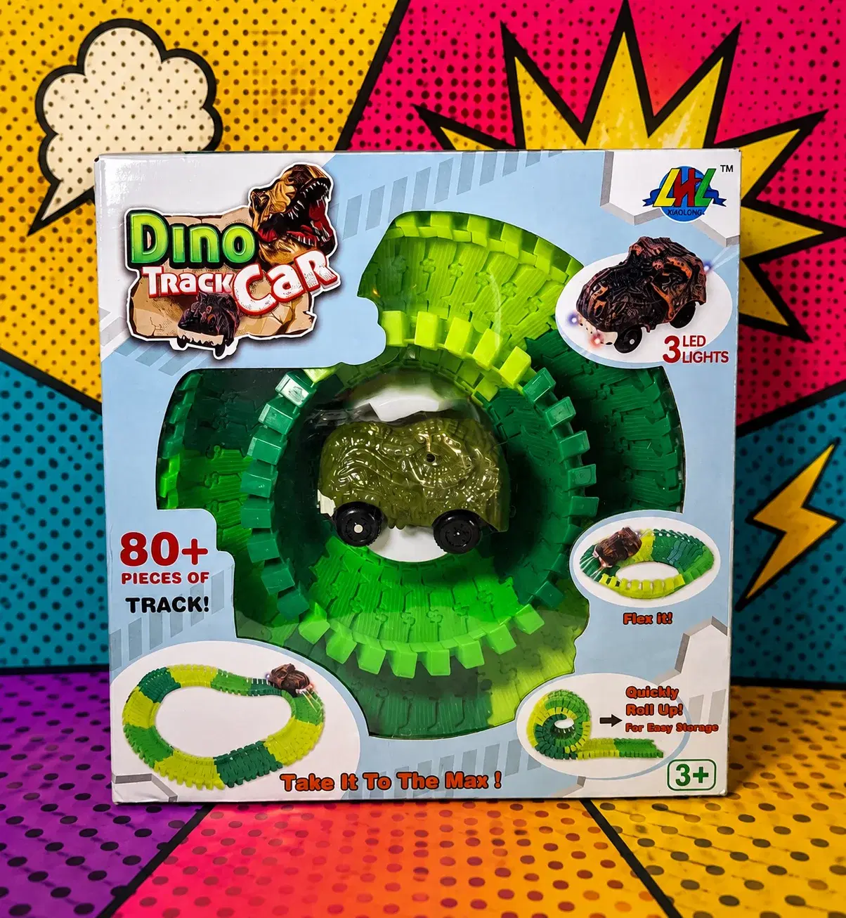 PISTA DE DINO - 80 PCS