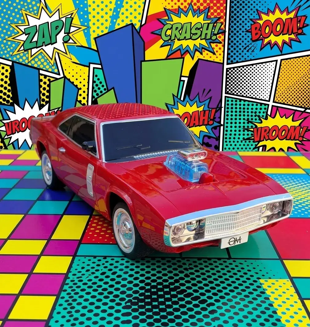 AUTO PARLANTE ViNtAgE Dodge Charger R/T Rojo