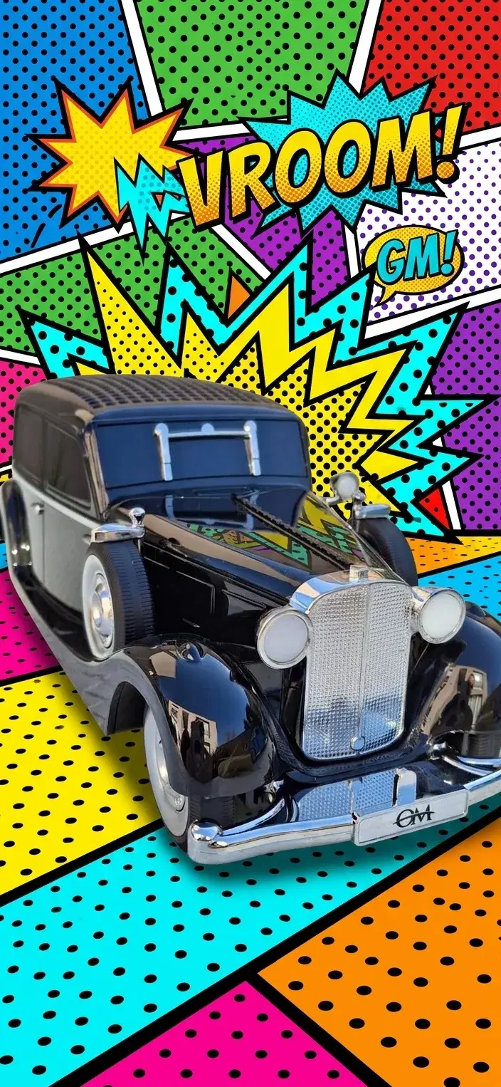 AUTO PARLANTE ViNtAgE Mercedes-Benz 500K / 540K Sedan / Cabriolet Negro